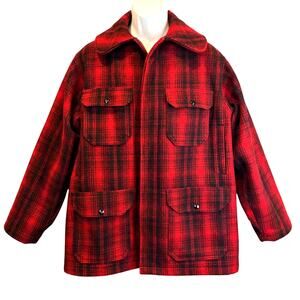 VINTAGE Woolrich Classic Mackinaw Cruiser Hunting Jacket Size 42 EUC